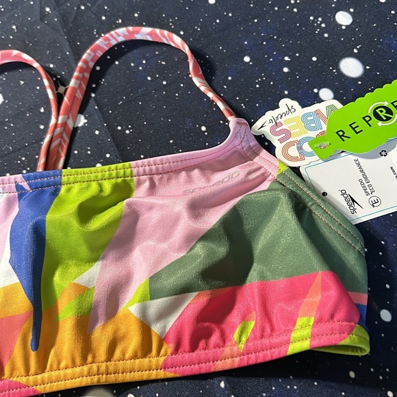 Speedo Small eco endurance good vibes Speedo top - Picture 4 of 16